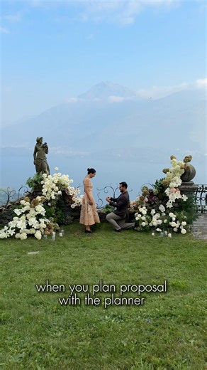 You can’t fail at this moment. Plan your proposal with the local planner #proposalday #lakecomo