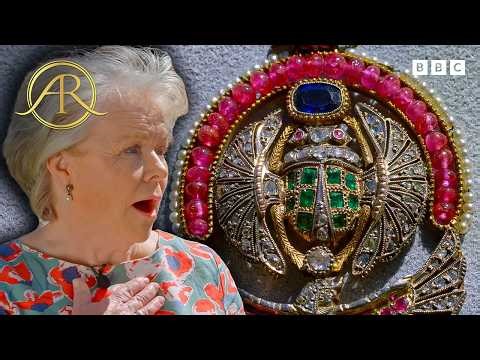 Owner Amazed By Egyptian-Style Scarab Jewel Bought In Egypt Worth Thousands | Antiques Roadshow UK