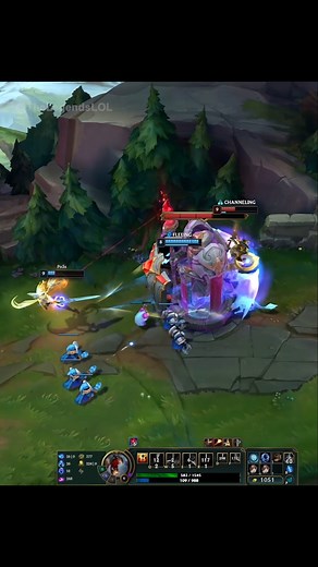 Fiddlesticks 1v2 Riven and Nidalee #leagueoflegends