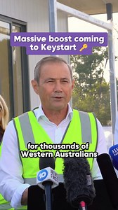 16K views · 162 reactions | We want to help more West Aussies buy their first home - that's why we're massively boosting Keystart  It'll mean lower deposits, lower upfront mortgage repayments, and free financial coaching. | Roger Cook | Facebook