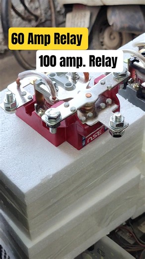 🔥 60A vs 100A Relay | Single Pole & Double Pole Relay Explained ⚡ #Shorts