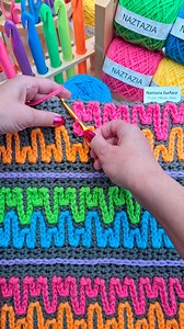 2.2M views · 12K reactions | urface crochet, in this tutorial by Naztazia, can create designs in the work ranging from simple to intricate with a basic chain stitch along the top of a single crochet blanket. #reels #crochet #knitting #artist #yarn #makersgonnamake #tutorial #embroidery #crochetblanket #yarnlove #naztazia | Naztazia | Facebook