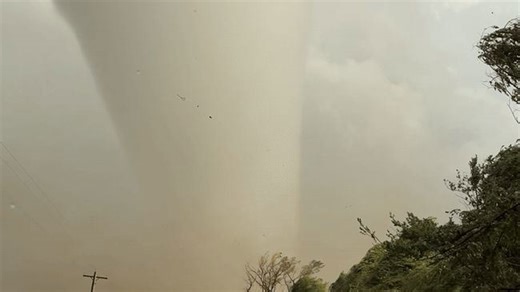 Massive Funnel Cloud Dubbed 'Tornado of the Year' Seen Whipping Up Debris