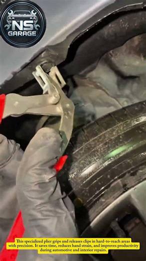 Fast Clip Removal Tool Hack! 🔧 Tight Space Fix Made Easy#mechanic #shorts
