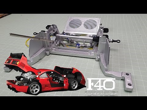 Build the Ferrari F40 Competizione - Part 41-44 - Radiator, Sound System and Steering Components