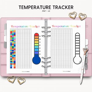 Yearly Temperature Tracker: A5 Dot Journal Page (digital Download) - Etsy