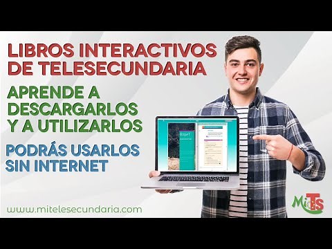 Cómo descargar Libros Interactivos de Telesecundaria y su uso. Úsalos sin Internet.