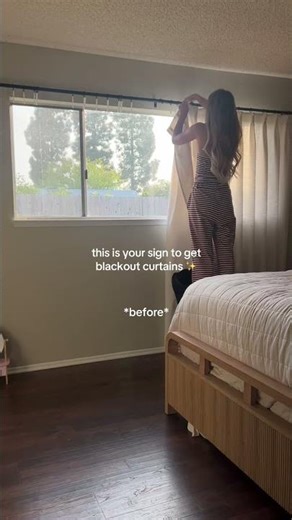 Give Your Bedroom a Blackout Upgrade #beforeandafter #shortsvideo #shorts