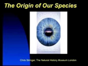 Origin of our Species: podcast from Chris Stringer