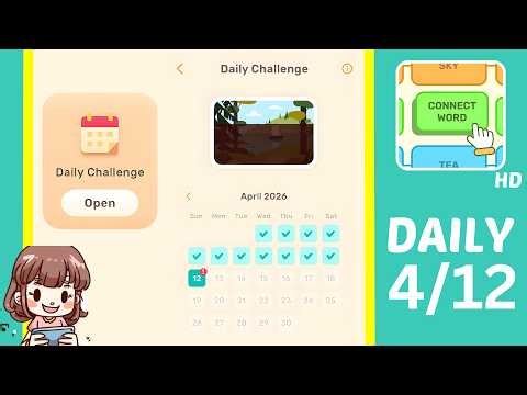 Connect Word Daily Challenge April 12 Answers Walkthrough
