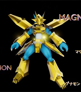 Explore the Evolution of Magnamon in Digimon Series