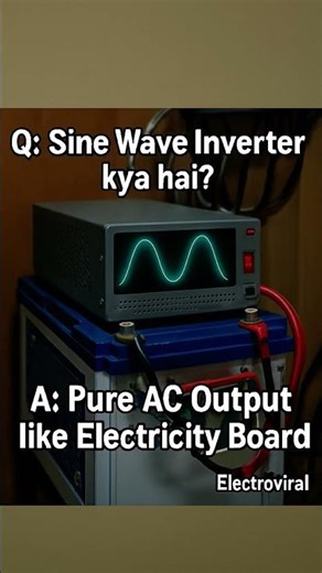 Sine wave inverter kya hai? #electricalindia