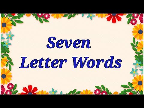 Seven Letter Words | Seven letter words in English