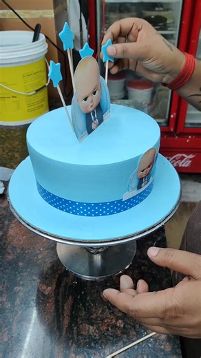 118K views · 882 reactions | Kya apne Ye Cake Kabhi Bnaya Hai Baby Boss Cake | 1 kg baby boss cake Design | Sunil Cake Master | Facebook