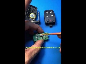 Land rover Freelander smart remote key rechargeable battery replacement