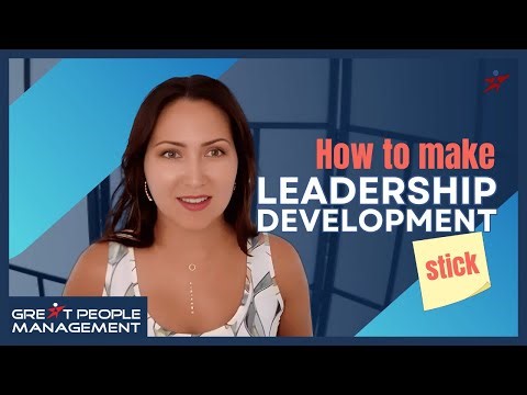 How to make leadership development stick