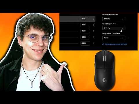 How To Change Polling Rate On Logitech G Pro X Superlight