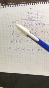 Ejercicio de Multiplicación de polinomios | Matematicas Prof Maria Jose