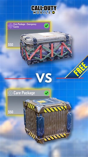 Epic vs Default - Care Package 📦😃 in CODM