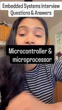 Embedded Systems Interview Questions & Answers part3| Microcontroller and Microprocessor