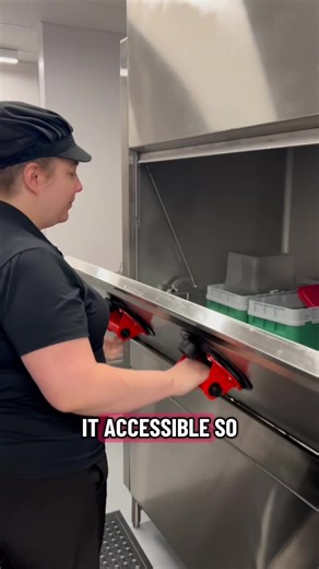 A lot has been said about our dishwasher. Here’s Tara explaining the why behind our modifications! #Accesibility #WorkingIsWorking #SparkleOn #Adaptive