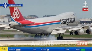 AIRLINE VIDEOS on Instagram: "Double the cargo power! 💪✈️ Watch these impressive freighters in action captured during our Airline Videos Live stream from Chicago O’Hare in July 2024. #aviation #airlinevideos #airlinevideoslive #airplanes #airports #avgeek #aviationgeek #aviationdaily #boeing747"