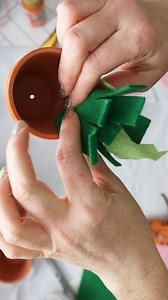 Turn some dollar store clay pots into adorable Easter gifts! #crafts #dollartreediy #sustainmycrafthabit | Sustain My Craft Habit