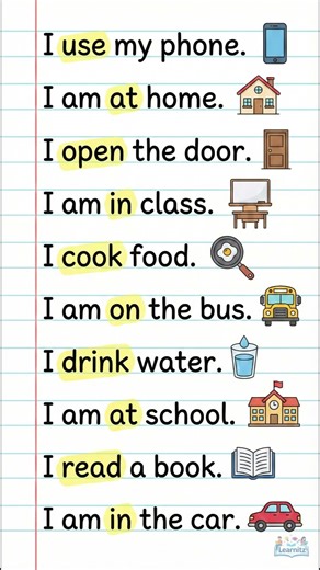 Daily English Sentences with “I” | Easy English for Beginners