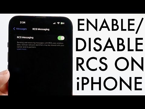 This Is How To Enable Or Disable RCS Messages On Your iPhone!