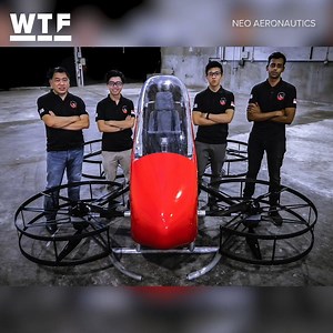 The Crimson S8 flying car may habe been created in Singapore, but regulations will keep it from actually flying until it gets to California. | What the Future