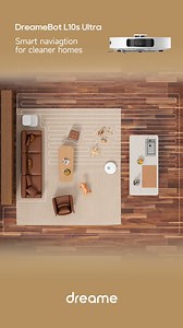 🤖️: Your new navigation helper will guide you to a free life about home cleaning! With the L10s Ultra, Dreame aims to ensure your whole home is cleaned efficiently and effectively. It features AI-powered navigation and utilizes an RGB camera & 3D structured light to learn your home and tailor cleaning strategies rapidly. And it will navigate around the home and the path displayed in your app. Grab your new automatic smart helper for the house now; your chill cleaning life will start soon! #Drea
