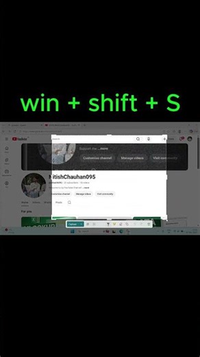 “Win + Shift + S – Screenshot lena 1 click me! 😱 #WindowsShorts”,#shorts