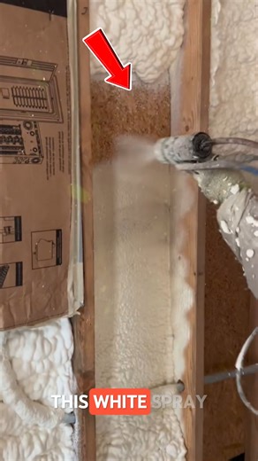 This spray changes into foam This spray transforms into foam, expanding through a chemical reaction. Widely used in home insulation, it improves energy efficiency, lowers utility costs, and supports fire safety in modern construction. A smart solution for durable, high-performance buildings. #HomeImprovement #EnergyEfficiency #Construction credits : inscoat/TT,CraftsmanZoe/YT,ourvalueinsulation/TT,rauldavid.sprayfoam/TT | WebEye News