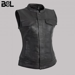 Handmade Leather Motorcycle Vest Women's Biker Style Riding Vest - Etsy Canada