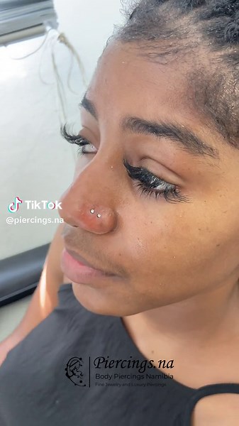 Double nostril piercing 🏷️N$200 jewelry included #fyp #doublenosepiercings #piercingsnamibia