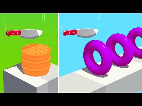 Slice It All Gameplay! Satisfying and Relaxing ASMR Slicing Video