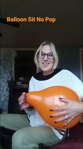 Balloon Sit Don't Pop Challenge