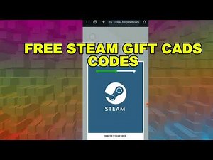Free steam gift cards codes 2025 (how to get free steam gift cards)
