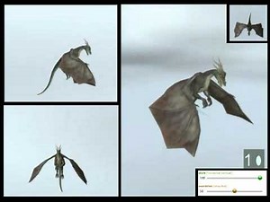 Animation Reference Library Mixamo 3D Dragon Flying1