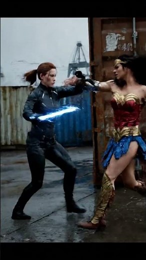 Black Widow VS Wonder Woman #BlackWidow #WonderWoman #Marvel #DC #MarvelVsDC #aimarvelcinematic