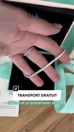 TRANSPORT GRATUIT la orice comanda facuta pe site 🤩. La timp cu noile colectii de bijuterii din argint care au aparut 😍 Arunca o privire 👀 #transportgratuit #bijuterii #bijuteriidinargint #charmromania #bijuteriitennis