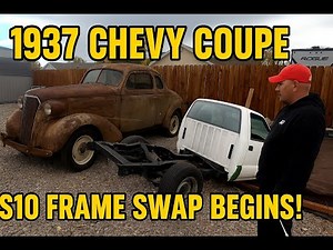 Tearing Down the S10 for a 1937 Chevy Frame Swap | Project Coupe Build Ep.1