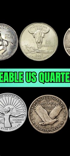 top 10 us valueable quarter dollar coins #valueablecoins