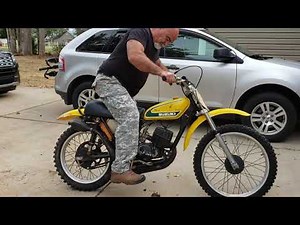 First start 1974 Suzuki TM 125.