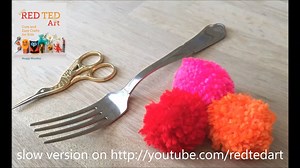 92K views · 1.3K reactions | Fork Pom Poms. So easy. 7 MORE Pom Pom...