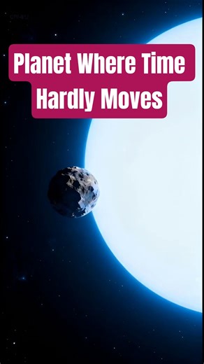 Planet Where Time Hardly Moves ⚡#spacefacts