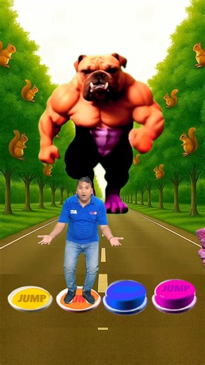 I Jump all color button to Cat, Dog, Elephant & Black Alien #shorts #youtubeshorts #funny 😂😱