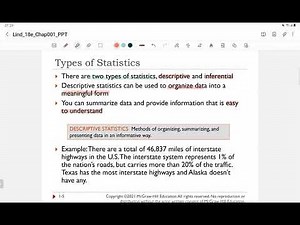 Statistics Chapter 1 and 2: What is Statistics?