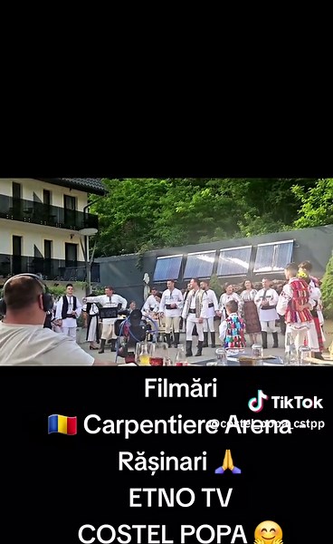 🔺️✅️🔺️ Miercuri, 11 iunie 2025, a doua zi de filmări, la 🇷🇴 Carpentiere Arena - Rășinari 🙏 Filmările au fost realizate de către televiziunea ETNO TV 🇷🇴 Mulțumim frumos gazdelor noastre, Hotel CARPENTIERE ARENA, ETNO TV, Adriana Ștefan și Cornelia Duță pentru frumoasa primire 🙏 COSTEL POPA 🤗