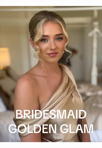 Champagne & Gold Bridesmaid Palette for Timeless Wedding Glam